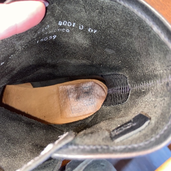 Frye Veronica Short Engineer Biker Mid Calf Boot Distressed - Picture 7 of 13